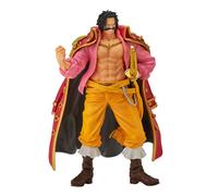 Figurine Banpresto One Piece Roger Pirates Gol D Roger Ichibansho Rouge 21 cm