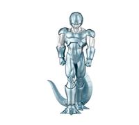 Figurine BANPRESTO Solid Edge Work Metal Cooler 17 cm Finition métallique argentée