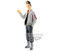 Figurine Banpresto Tokyo Revengers Shuji Hanma Gris 19 cm
