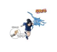 Figurine BANPRESTO Uchiha Sasuke - Effet chakra translucide bleu - PVC/ABS - Pose dynamique