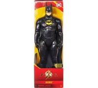 Figurine batman costume noir 30 cm - serie flash - personnage dc - set super héros + 1 carte - nouveauté Noir