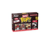 Funko Bitty Pop! Deadpool (Sleepover), Deadpool (LARP), Deadpool (Heavy Metal) et Une Mini-Figurine Mystère en Surprise - Étagère Empilable Incluse - Idée de Cadeau - Produits Officiels
