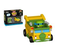 Figurine Bitty Pop! Ride - Tortues Ninjas - Leonardo Avec Le Van