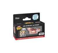 Figurine de collection - FUNKO - Bitty Pop! Ride - Star Wars - Speeder avec Luke - Multicolore