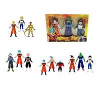 Figurine - Bizak - Monsterflex Dragon Ball - Pack De 3 - Multicolore - Pour Enfants À Partir De 4 Ans