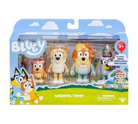 Figurine Bluey 4-Pack Voyage En Famille Ensemble Spécial 2,5 Pouces