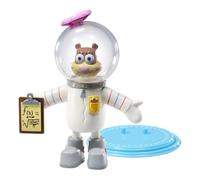 Figurine Bob l´éponge flexible Noble Collection Bendyfigs Sandy Cheeks Blanc 16 cm