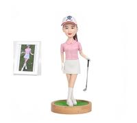 Figurine Bobblehead personnalisée avec votre photo, figurine faite à la main pour petit ami, mari, patron, Noël (1 personne)