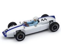 Brumm Modèle Cooper T53 n°44 GP Belgique 1961 Feldt D'Été Mâts Gregory – Avec pilote – 1:43