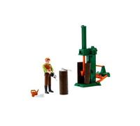 - Figurine bûcheron avec accessoires