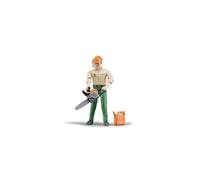 - Figurine bucheron avec accessoires forestiers - 10,7 cm
