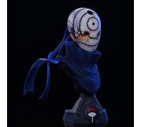 Figurine Buste Naruto Obito Uchiwa - PVC de haute qualité - 16 cm - Blanc