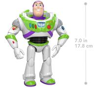 Mattel Disney Pixar – Figurine Buzz l'Éclair JKV15 – articulée, 10 points d'articulation – 17 cm