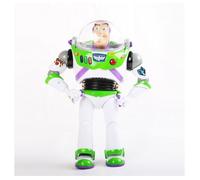 Figurine Buzz l'Éclair Toy Story 32 cm articulée avec sons, laser lumineux, ailes déployables (sans piles)