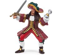 Figurine Capitaine Pirate Rouge TU