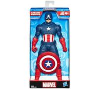 Figurine articulée - HASBRO - Captain America 23 cm - Multiples articulations - Bouclier inclus - Licence Marvel