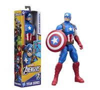 Marvel Comics Figurine Avengers Titan Series Captain America 29 cm Dès 4 ans