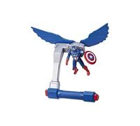 Marvel Epic Hero Series Captain America: Brave New World, Figurine Captain America Commandes de vol, Red/White/Blue