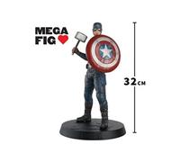 Marvel Comics Figurine Eaglemoss Captain America Mega 32 cm