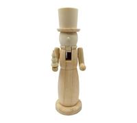 Figurine Casse-Noisette 25 Cm En Bois À Concevoir Vous-Même - Soldat Casse-Noisettes En Bois De Noël, Ornements De Casse-Noisette Vierges Non Peints Figurines Inachevées Marionnette Soldat En Noyer