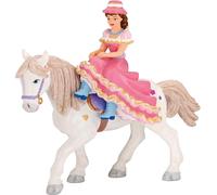 Figurine cavalière au chapeau