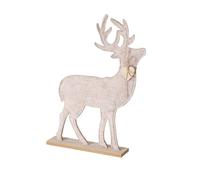 Figurine cerf LivingActive Maxim 35 cm Gris bleu