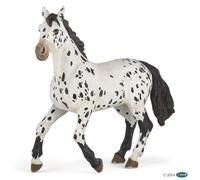 Figurine cheval appaloosa noir Papo