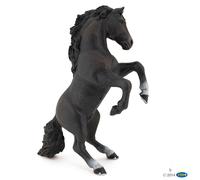 Figurine Cheval cabré noir Papo