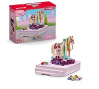 Figurine Cheval - Coffret de 54 Pièces - Accessoires de Pansage et Figurine - Cadeau pour Enfants dès 4 ans - schleich 42617 HORSE