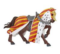 39945 Cheval de tournoi figurine papo Rouge G