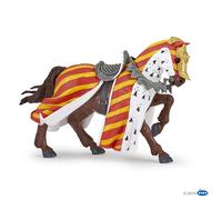 39945 Cheval de tournoi figurine papo Rouge G
