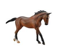 Collecta - Figurine jument pur-sang Deluxe bai - Échelle 1:12 - Marron - Enfants