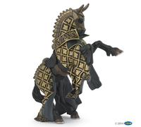 Figurine Cheval du Maître des armes cimier taureau Papo