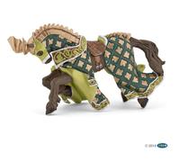 Figurine Cheval Du Maître Des Armes Écusson Dragon Papo 39923