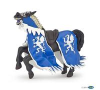 Figurine cheval du roi au dragon bleu Papo