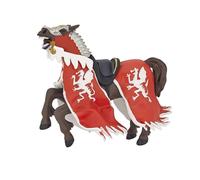 Figurine Cheval Du Roi Au Dragon Rouge Rouge TU