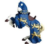 Figurine Cheval du Roi Richard bleu (sans chevalier) Papo