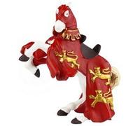 Papo - Cheval du Roi Richard - Médiéval et Fantastiques - Rouge