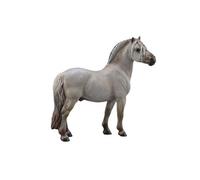 Figurine cheval : Fjord étalon gris