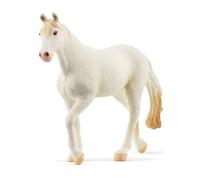 Figurine cheval jument - SCHLEICH - Jument Camarillo - Pelage blanc - Sabots blancs - Narines rose clair - 1 pièce