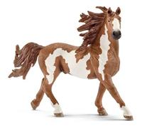 Figurine cheval Pinto - SCHLEICH - Étalon Pinto - Cheval pie tacheté - Figurine miniature - Animal de la ferme