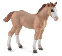 Figurine Cheval : Poulain Quarter Alezan Sauvage