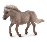 Figurine Cheval : Shetland Pony Argent Grison Figurines Collecta G