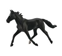 Figurine Cheval : Standardbred Etalon Noir