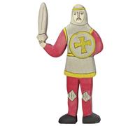 Holztiger Les contes de fées et les chevaliers – Chevalier de défense – 16 cm – Jaune G