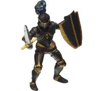 Figurine Chevalier En Armure Noire Blanc TU