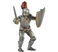 Papo – Figurine Chevalier en armure au plumet rouge (39244) – Peinte à la main – Dès 3 ans