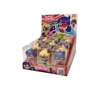 Figurine Chibi Bandai Miraculous Color Change 10 cm Surprise Modèle aléatoire Multicolore