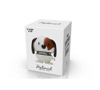 Figurine chien blanc