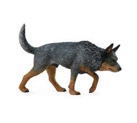 Collecta Figurine de chien Bouvier australien 9 cm gris foncé L